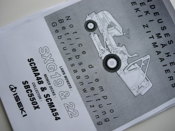 ISEKI Ride-On Mower SXG19 - SXG22