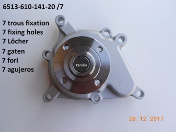 Waterpump  Iseki - Iseki : TA, TA230, TA250, TA270, TE3210, TL, TL2100, TL2300, TU, TU180, TU185, TU200, TU205, TU220, TU240, TU1700, TU1900, TU2100, TU PP
