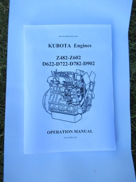 Operator's manual Kubota in English - Kubota : A13, A14, A30, Aste, B52, GB13, GB14, GB110, GB130, GB140

