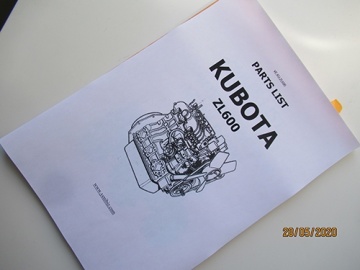 Exploded view Kubota