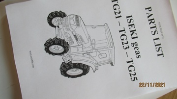 Exploded view Iseki - Iseki : GEAS, TG21, TG23, TG25
