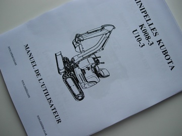 Kubota K008-3  U10-3 excavators - minidiggers