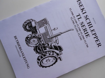 Operator's manual Iseki  in German - Iseki : TL, TL1900, TL2100, TL2300, TL2500
