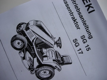 Iseki Ride-On Mower SG15 - SG17