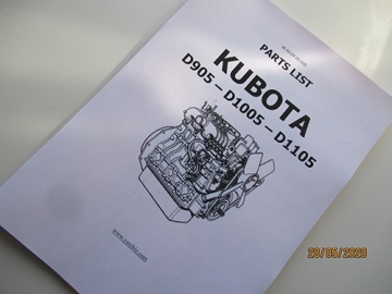 Exploded view Kubota