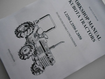 Service manual Kubota in English - Kubota : L2250, L2550, L2850
