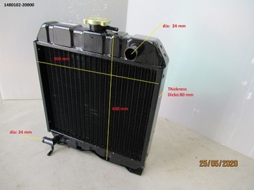 Radiator Iseki - Iseki : TE3210, TU, TU1700, TU1900, TU2100
