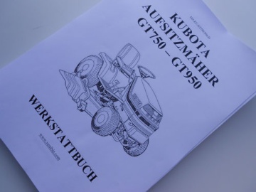 Service manual Kubota in German - Kubota : Mower
