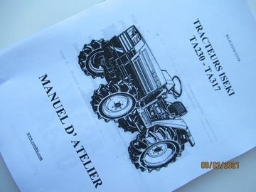 Service manual Iseki in French - Iseki : TA, TA230, TA317
