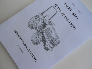 Operator's manual Iseki  in German - Iseki : TF153, TF173, TF193
