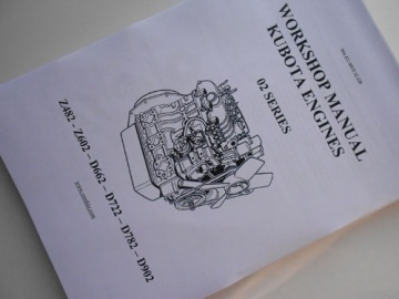 Service manual Kubota in English