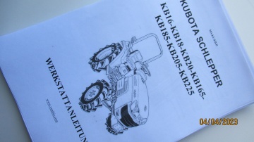 Service manual Kubota in German - Kubota : KB
