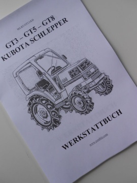 Service manual Kubota in German - Kubota : GT3, GT5, GT8
