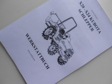 Service manual Kubota in German - Kubota : X20, X24
