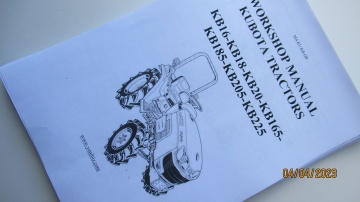 Service manual Kubota in English - Kubota : KB
