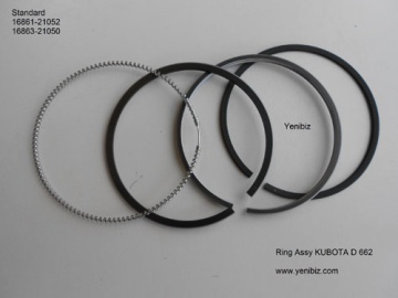 Piston rings assy  - Kubota : A13, Aste, B1410, GB13
