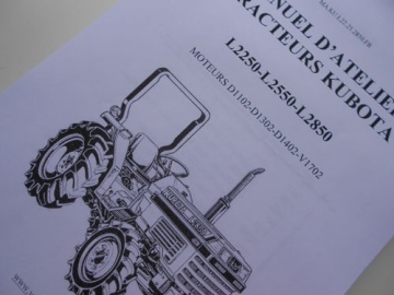 Service manual Kubota in French - Kubota : L2250, L2550, L2850
