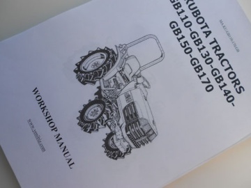 Service manual Kubota in English - Kubota : GB110, GB130, GB140, GB150, GB170
