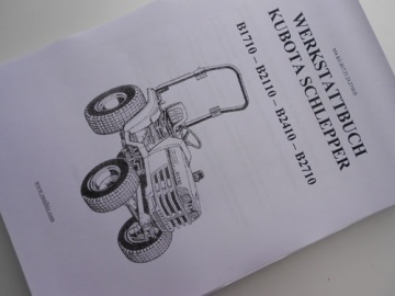 Service manual Kubota in German - Kubota : B1710, B2110, B2410, B2710
