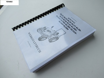 Service manual Kubota in German - Kubota : KINGWELL, KL, KL21, KL23, KL25
