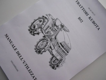 Operator's manual Kubota in Italian - Kubota : B52
