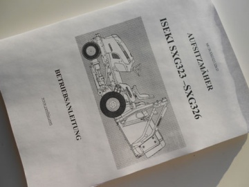 Operator's manual Iseki  in German - Iseki : Mowers
