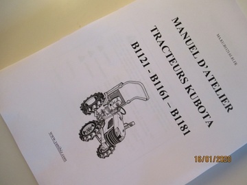Service manual Kubota in French - Kubota : B1121, B1161, B1181
