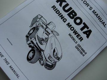 Kubota GR1600-II - GR2100-II