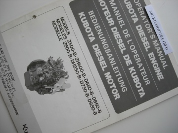 Diesel engine D750 - en français - auf Deutsch - in English