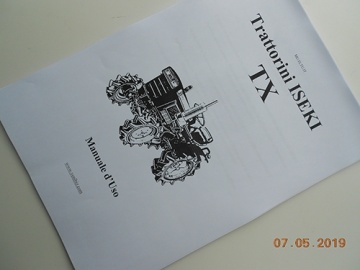 Operator's manual Iseki  in Italian - Iseki : TX, TX145, TX155, TX1000, TX1210, TX1300, TX1410, TX1500, TX1510, TX2140, TX2160
