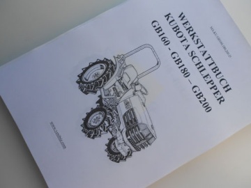Service manual Kubota in German - Kubota : GB160, GB180, GB200
