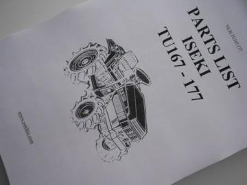 Exploded view Iseki - Iseki : TU167, TU177
