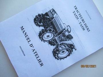 Service manual Iseki in French - Iseki : TA, TA525, TA530
