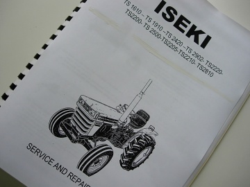 Iseki TS 1610 -TS 1910 - TS 2420 - TS 2902 - TS 2904 - TS 2220 - TS 2200 - TS 2500 - TS 2205 - TS 2210 - TS 2810