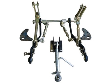 AP - Complete three point hitch with toplink 420-590 mm with bracket (picture 1) and connections (picture 2) - heavy duty - lowe