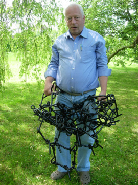 Chain grass harrow hobby 120 cm