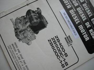 Diesel engine ZL600 - en français - auf Deutsch - in English