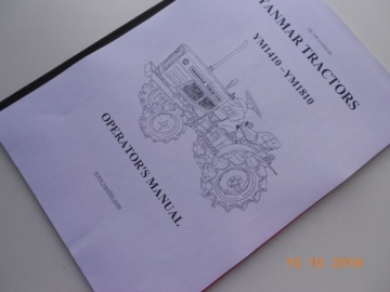 Operator's manual Yanmar in English - Yanmar : YM1410, YM1510, YM1610, YM1810
