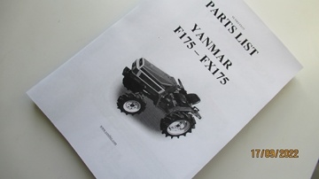 Exploded view Yanmar  - Yanmar : F175 - FX175-D
