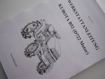 Service manual Kubota in German - Kubota : B52
