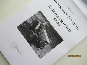 Service manual Kubota in English - Kubota : B9200
