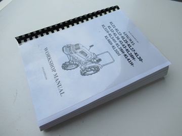 Service manual Kubota in English - Kubota : KINGWELL, KL, KL21, KL23, KL25
