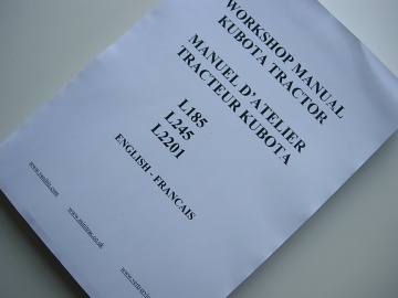 Kubota L185-245-2201 - bilingual GB/FR