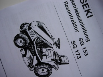 Iseki Ride-On Mower SG153 - SG173