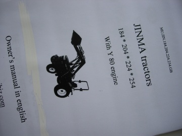 Jinma 184 - 204 - 224 - 254 - Y80 engine