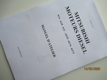 Service manual Mitsubishi engines in French - Iseki : TX, TX1300, TX1500
