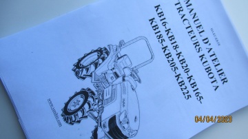 Service manual Kubota in French - Kubota : KB
