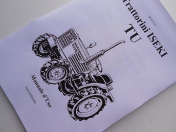 Operator's manual Iseki in Italian - Iseki : TU, TU1400, TU1500, TU1600, TU1700, TU1900, TU2100
