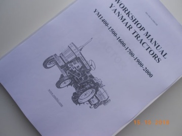 Service manual Yanmar in English - Yanmar : YM1400, YM1500, YM1600, YM1700, YM1900, YM2000
