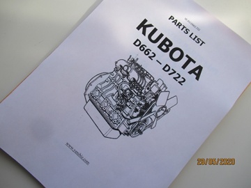 Exploded view Kubota